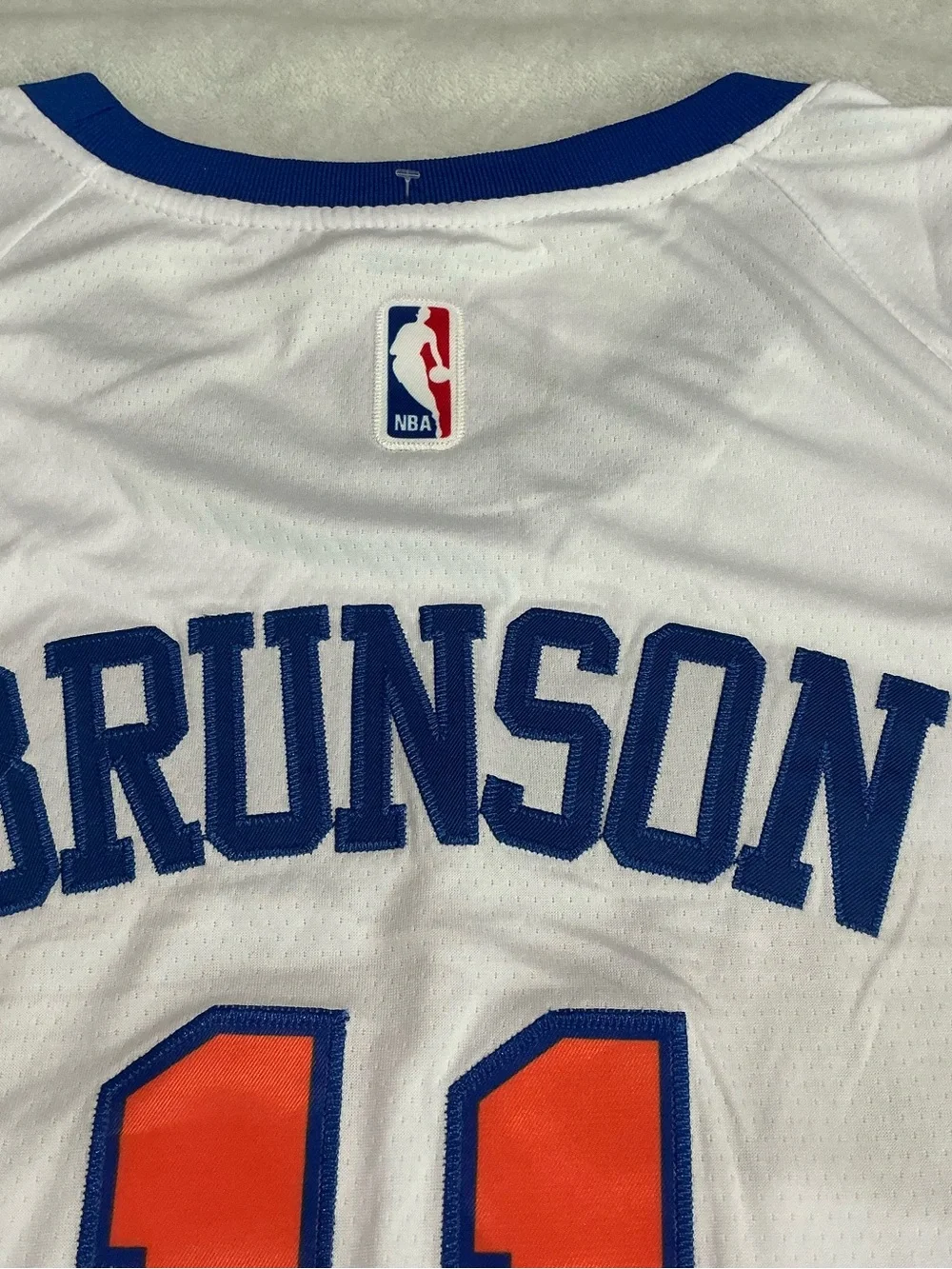 NWT New York Knicks Brunson # 11 Swingman City Edition Nike Jersey Size 50/L
